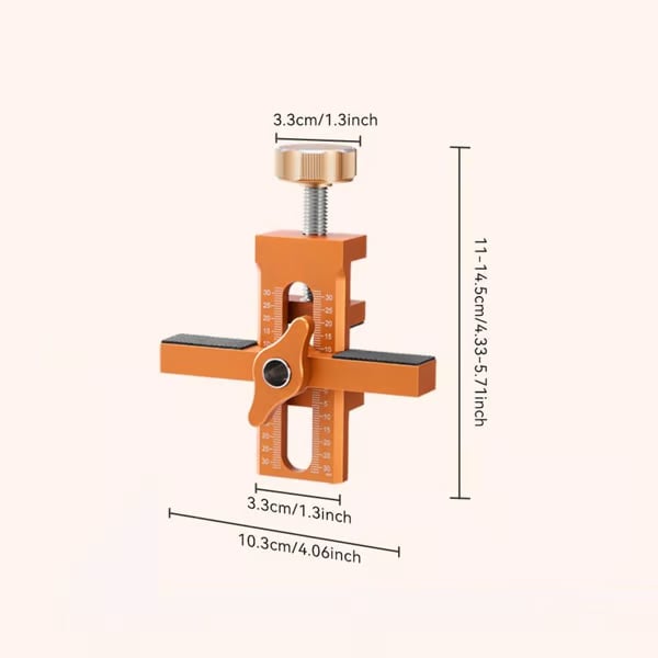 3-in-1 cabinet door jig dimensions