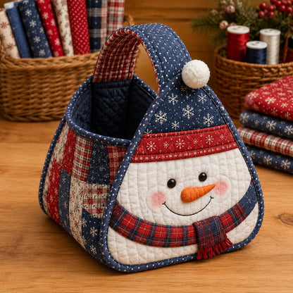 🎄Christmas Character Quilted Carry Basket