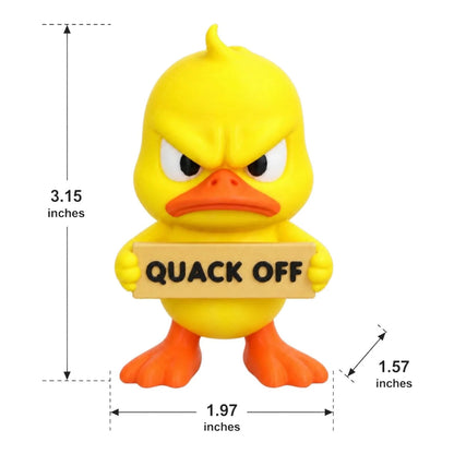 Angry Duck Figurine 🦆😤 – Funny Quirky Decor for Home & Garden