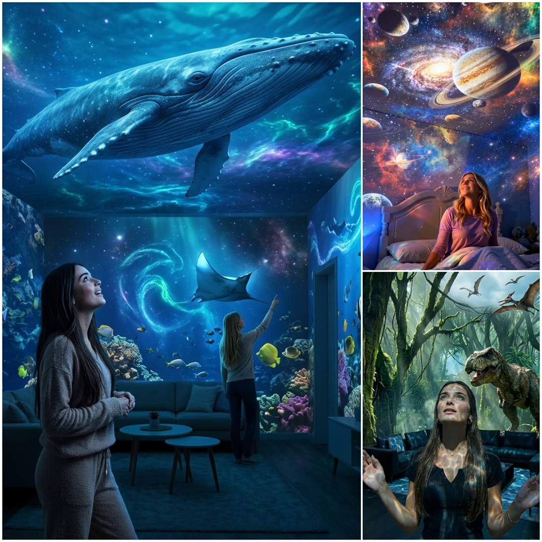 🔥Last Day Promotion 70% OFF🔥Night Light Projector 🔥- Smart Holographic Star Projector