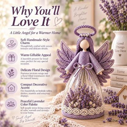 🔥 LAST DAY 49% OFF - 🌸🎁 Lighted Floral Angel Figurine