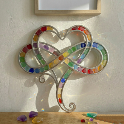 🔥100% Handcrafted - 💞Infinity heart Sea Glass Decor