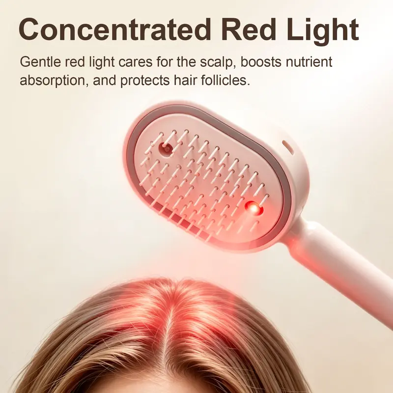 💫SAVE 50% NOW🪮✨Steam Mist Straightening Comb – Easy Salon-Like Hair