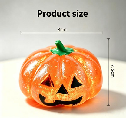 🎃 Halloween Pumpkin Squishy Toy, Slow Rebound Pinch Stress Relief Fidget Ball