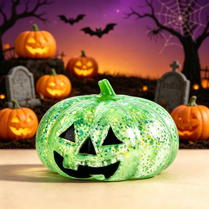 🎃 Halloween Pumpkin Squishy Toy, Slow Rebound Pinch Stress Relief Fidget Ball