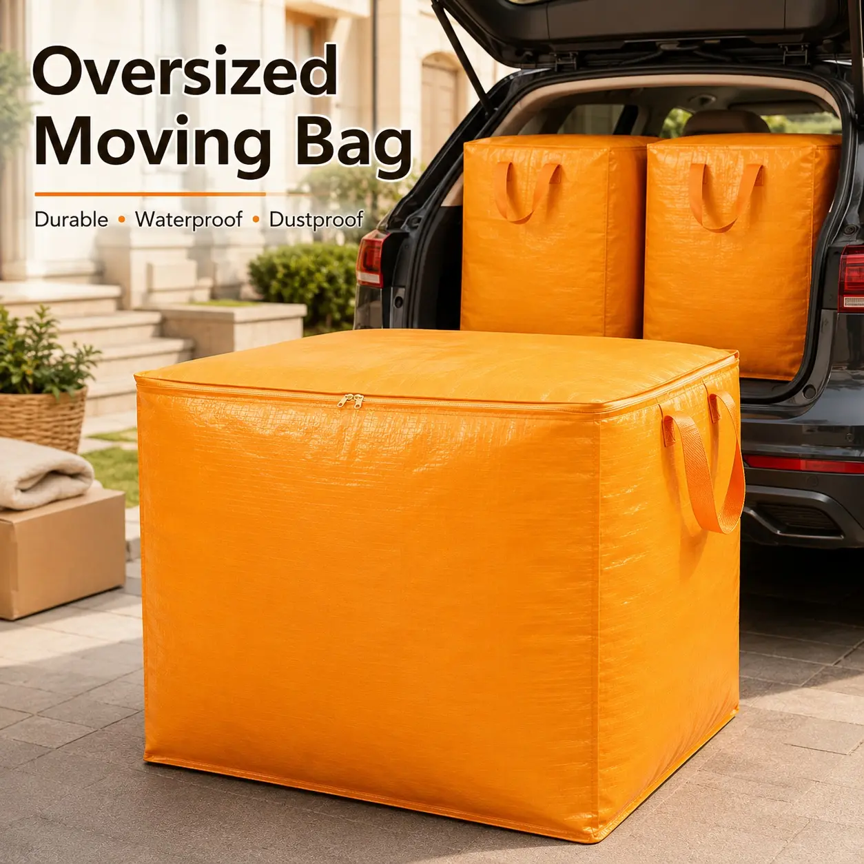 📦 50% OFF NOW! 🧳 Collapsible Storage and Moving Bag – Heavy-duty handles & zippered closure – Folds flat, perfect for moving, travel or closet organization – reusable & easy to clean 🏠