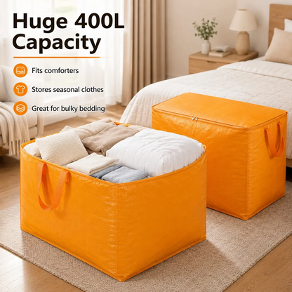 📦 50% OFF NOW! 🧳 Collapsible Storage and Moving Bag – Heavy-duty handles & zippered closure – Folds flat, perfect for moving, travel or closet organization – reusable & easy to clean 🏠