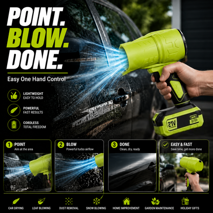 🔥Turbo Jet Blower – 1000G Cordless Air Duster