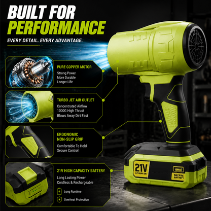 🔥Turbo Jet Blower – 1000G Cordless Air Duster