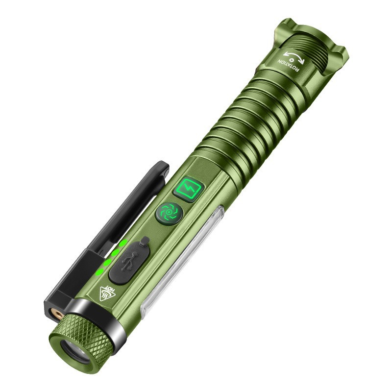 🔦 Multifunctional Magnetic Pen Light – 600LM Rechargeable Work Flashlight for Any Task 🛠️