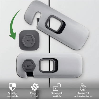 🔒 5-Pack Child Proof Refrigerator & Cabinet Locks