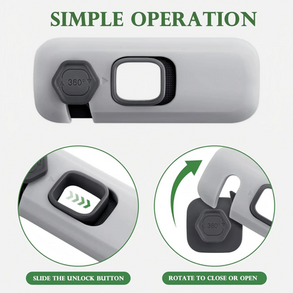🔒 5-Pack Child Proof Refrigerator & Cabinet Locks
