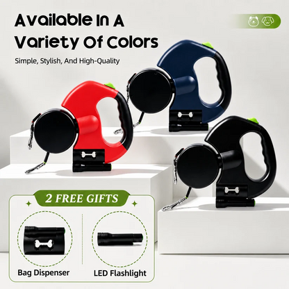 🔥LAST DAY 50% OFF - Dual Retractable Dog Leash for 2 Dogs