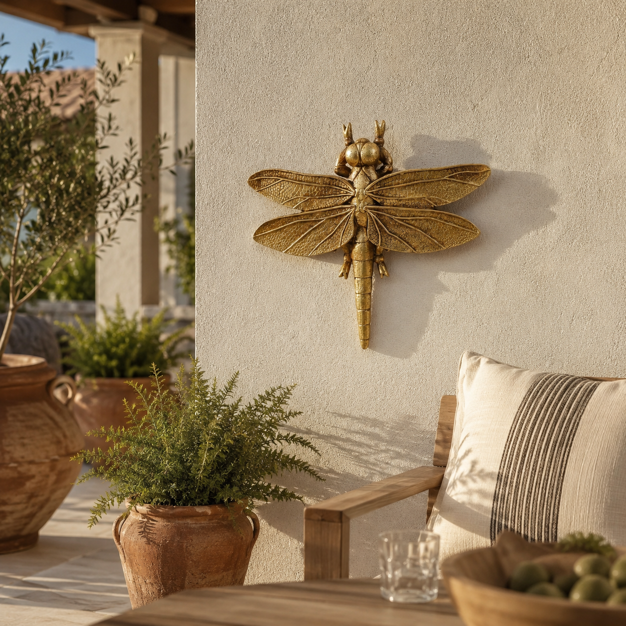 Golden Bee Wall Decor 🐝 – 3D Whimsical Insect Art
