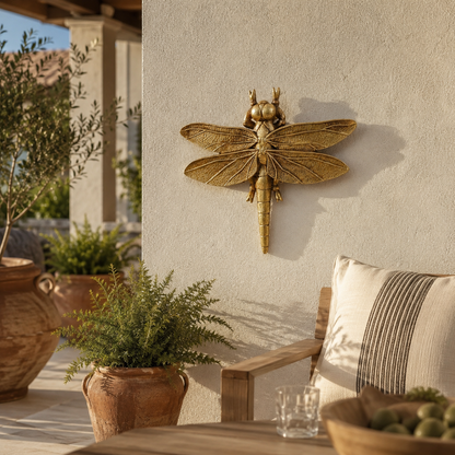 Golden Bee Wall Decor 🐝 – 3D Whimsical Insect Art