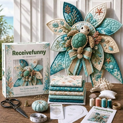 Ocean Adventure Quilted Door Hanging DIY Kit 🌊🐚 – Handmade Coastal Wall Decor