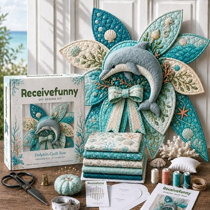 Ocean Adventure Quilted Door Hanging DIY Kit 🌊🐚 – Handmade Coastal Wall Decor