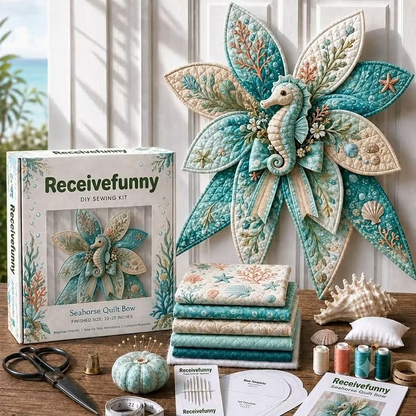 Ocean Adventure Quilted Door Hanging DIY Kit 🌊🐚 – Handmade Coastal Wall Decor