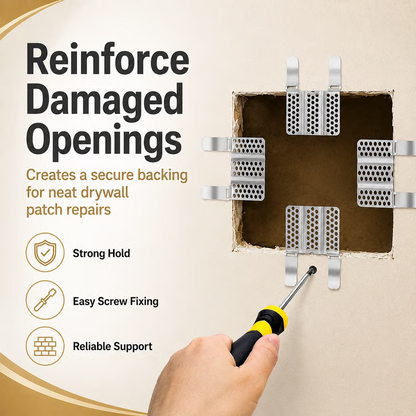 Drywall Repair Clips 🛠️ – Easy Wall & Ceiling Hole Patching Kit