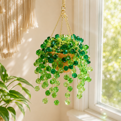 DIY Beaded Suncatcher Kit 🌿✨ – Create Your Own Botanical Window Decor