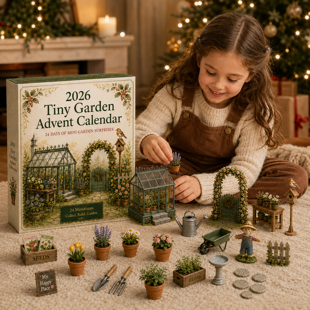 2026 Miniature Garden Advent Calendar 🌿🎄 – 24 Days of Tiny Garden Surprises