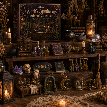 2026 Witchy Apothecary Advent Calendar 🧙‍♀️🔮 – 24 Days of Magical Surprises