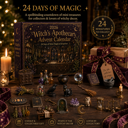 2026 Witchy Apothecary Advent Calendar 🧙‍♀️🔮 – 24 Days of Magical Surprises