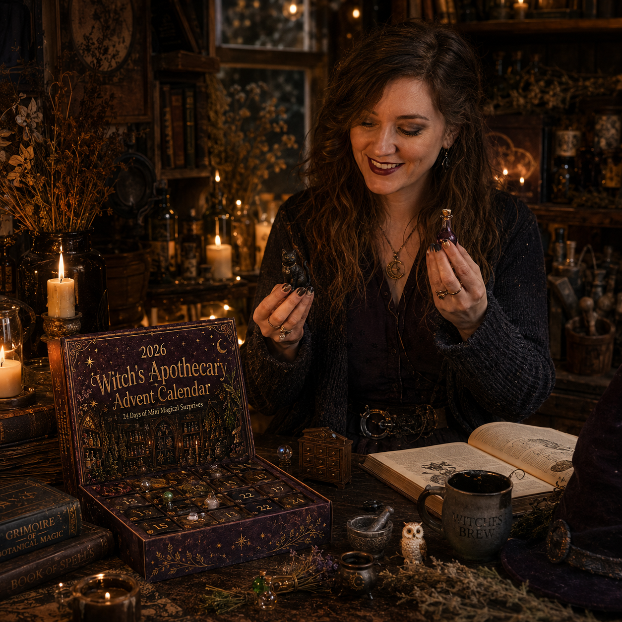 2026 Witchy Apothecary Advent Calendar 🧙‍♀️🔮 – 24 Days of Magical Surprises