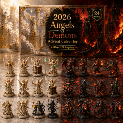 2026 Angels vs. Demons Advent Calendar 😇😈 – 24 Days of Dark & Divine Surprises