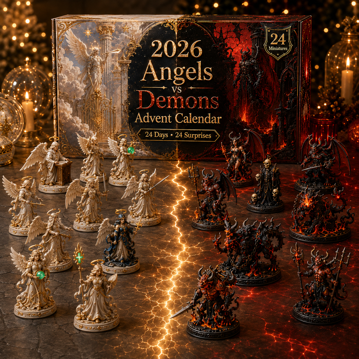 2026 Angels vs. Demons Advent Calendar 😇😈 – 24 Days of Dark & Divine Surprises