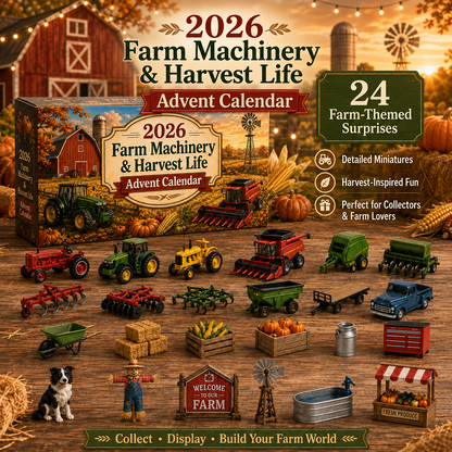 2026 Farm Life Advent Calendar 🚜🌾 – 24 Days of Harvest Season Surprises