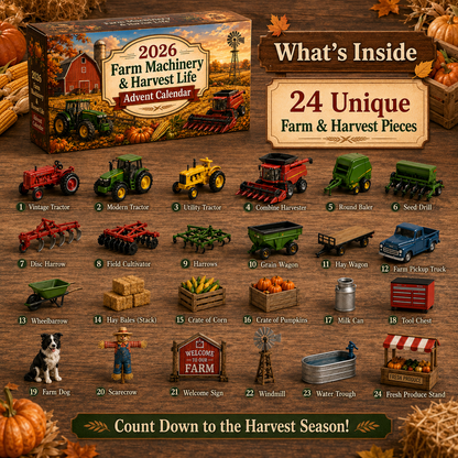 2026 Farm Life Advent Calendar 🚜🌾 – 24 Days of Harvest Season Surprises