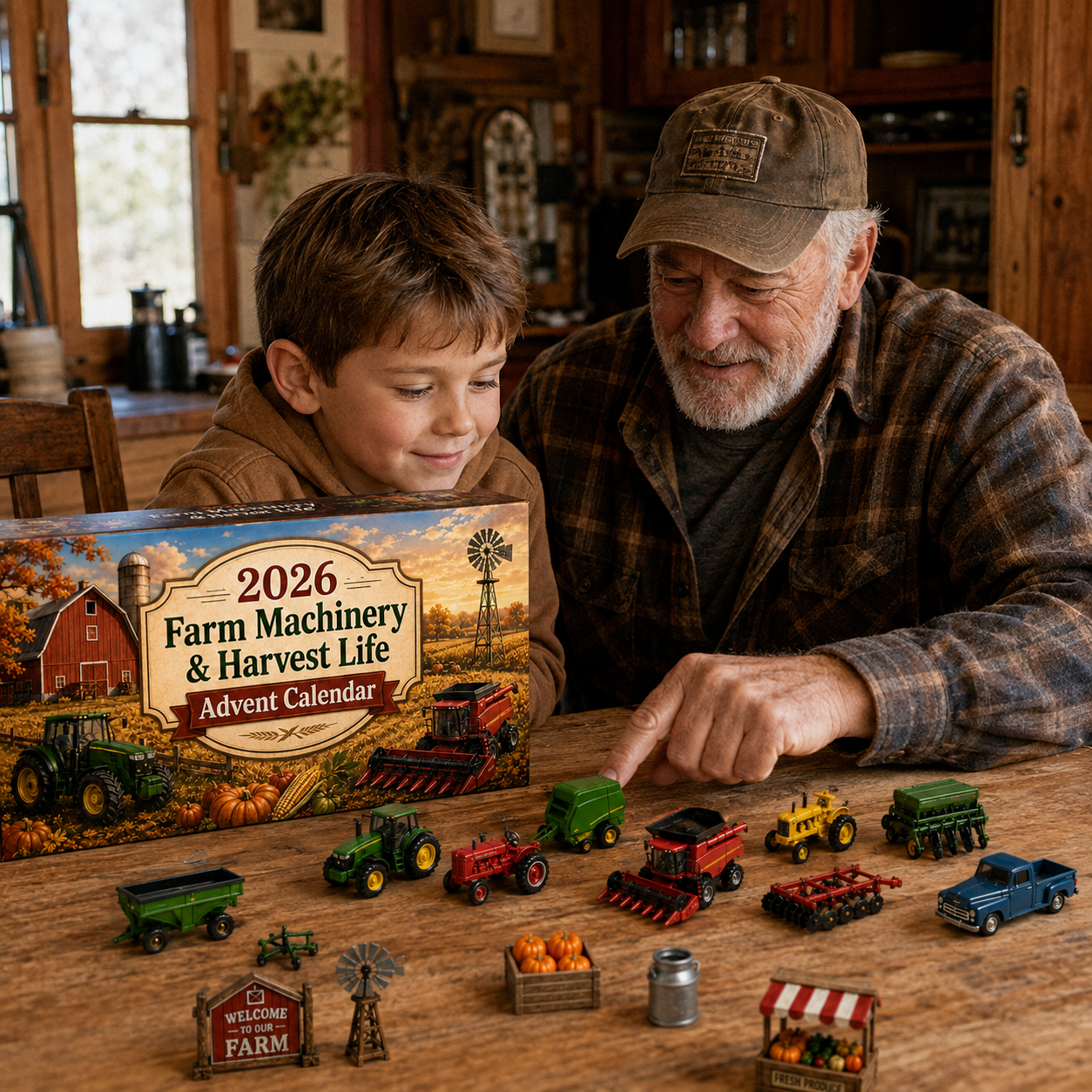 2026 Farm Life Advent Calendar 🚜🌾 – 24 Days of Harvest Season Surprises