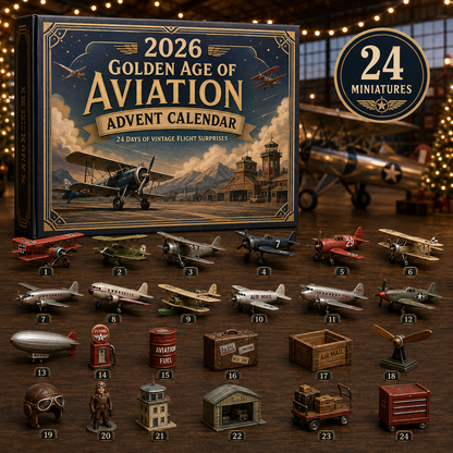 2026 Golden Age of Aviation Advent Calendar ✈️🛩️ – 24 Days of Vintage Aircraft Surprises