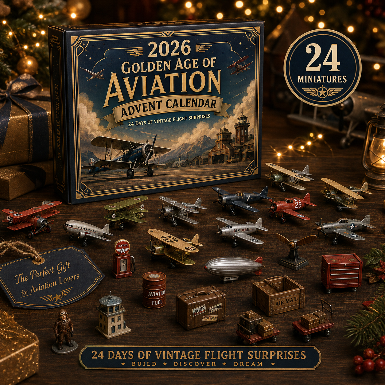 2026 Golden Age of Aviation Advent Calendar ✈️🛩️ – 24 Days of Vintage Aircraft Surprises