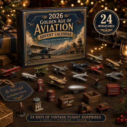 2026 Golden Age of Aviation Advent Calendar ✈️🛩️ – 24 Days of Vintage Aircraft Surprises