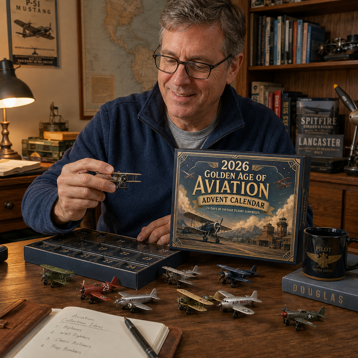 2026 Golden Age of Aviation Advent Calendar ✈️🛩️ – 24 Days of Vintage Aircraft Surprises