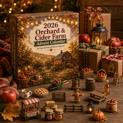 2026 Apple Orchard Advent Calendar 🍎🌾 – 24 Days of Cozy Farmhouse Surprises