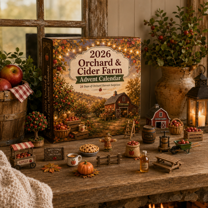 2026 Apple Orchard Advent Calendar 🍎🌾 – 24 Days of Cozy Farmhouse Surprises