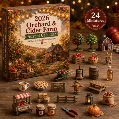 2026 Apple Orchard Advent Calendar 🍎🌾 – 24 Days of Cozy Farmhouse Surprises