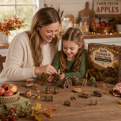 2026 Apple Orchard Advent Calendar 🍎🌾 – 24 Days of Cozy Farmhouse Surprises