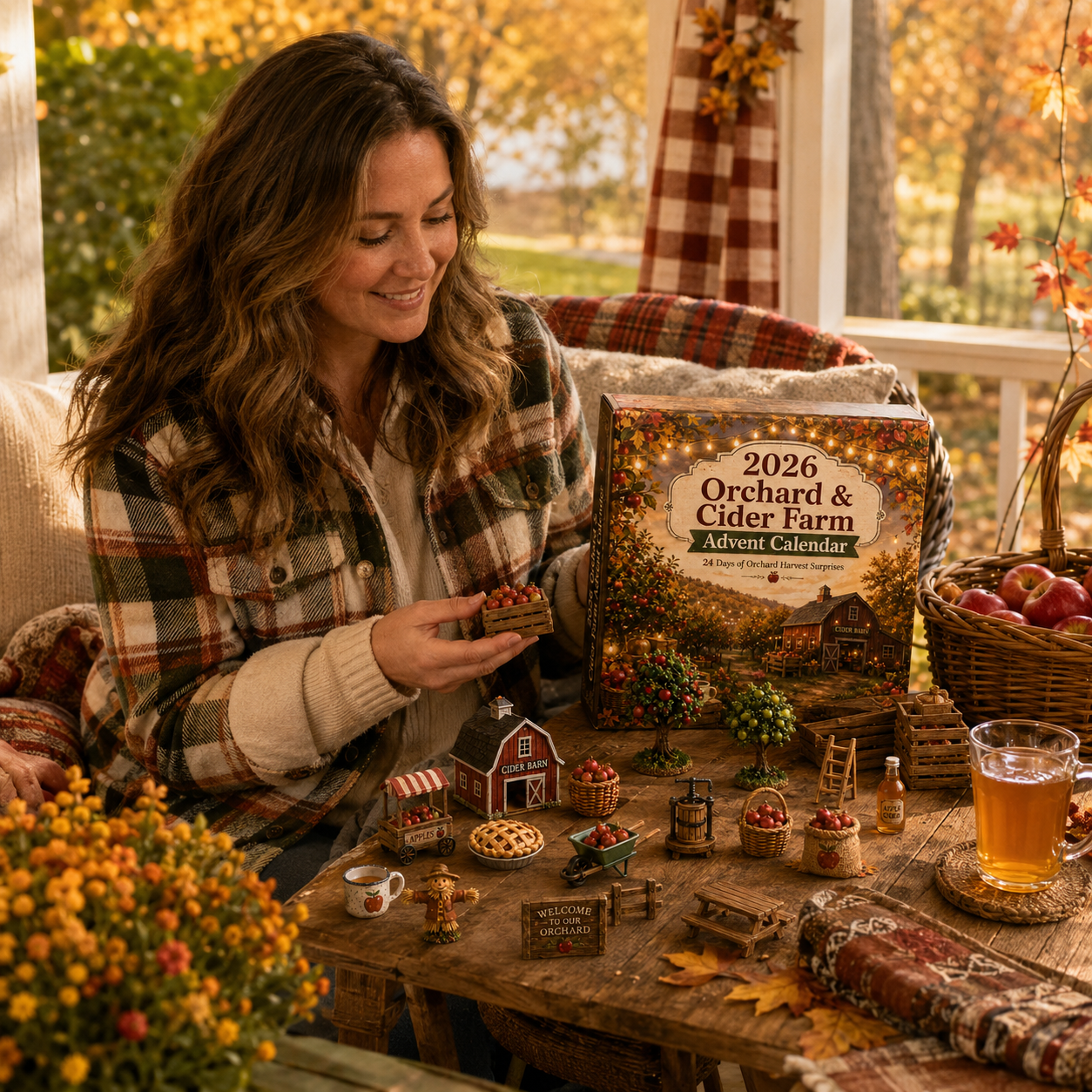 2026 Apple Orchard Advent Calendar 🍎🌾 – 24 Days of Cozy Farmhouse Surprises