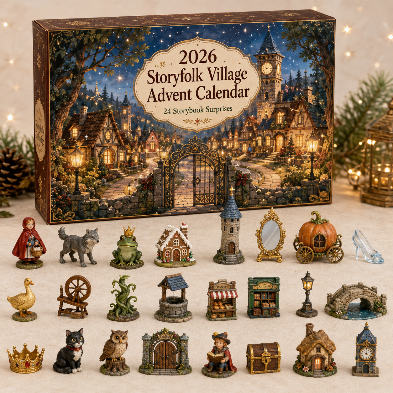 2026 Storyfolk Village Advent Calendar 🏡✨ – 24 Days of Magical Miniature Surprises