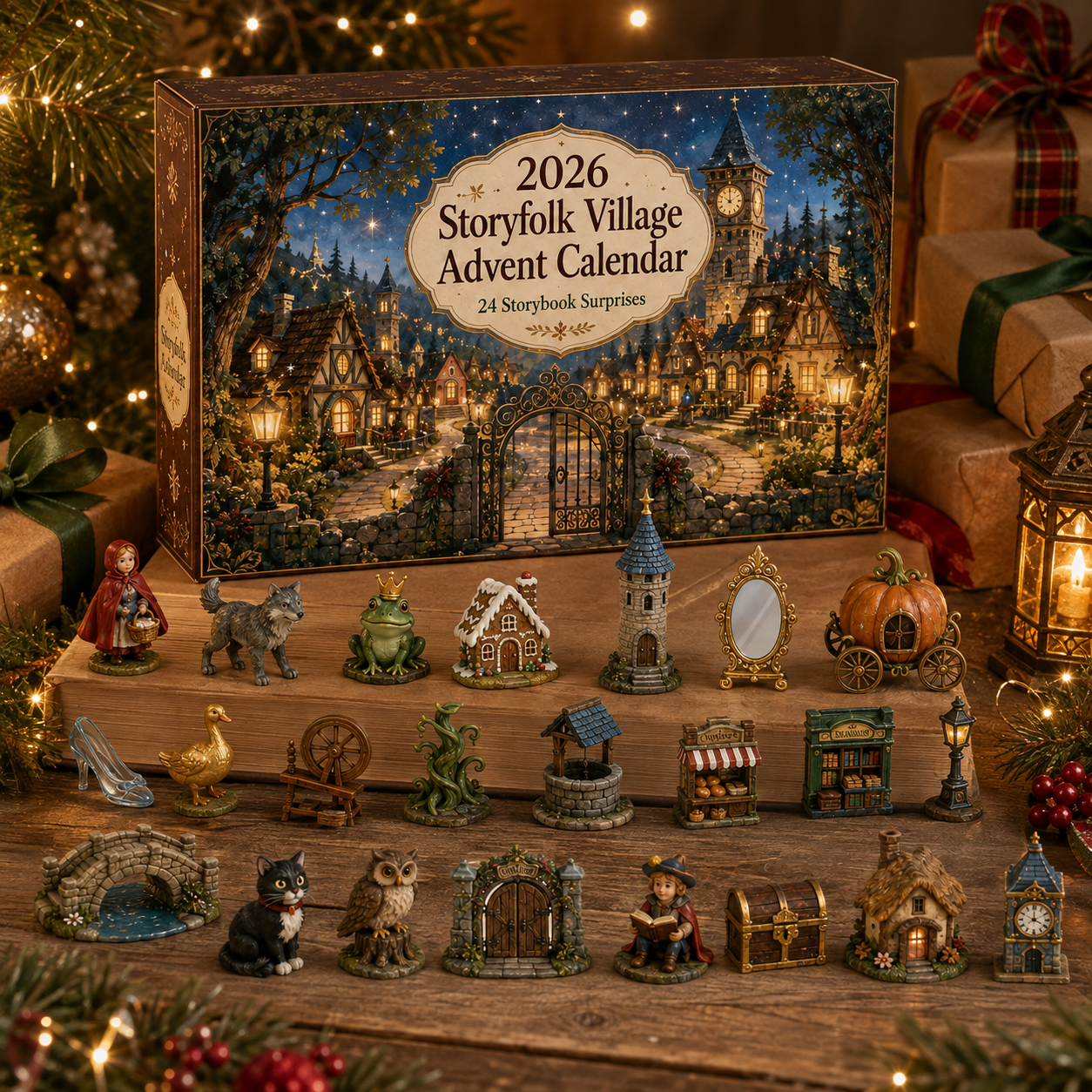 24 storybook themed Advent Calendar miniature surprises