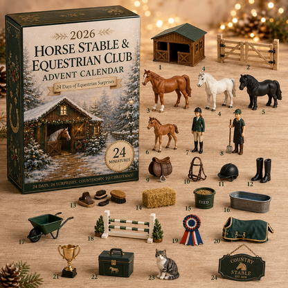 2026 Equestrian Life Advent Calendar 🐴🏇 – 24 Days of Horse Stable Surprises