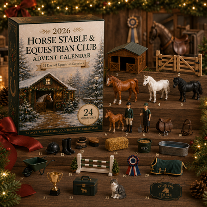 2026 Equestrian Life Advent Calendar 🐴🏇 – 24 Days of Horse Stable Surprises
