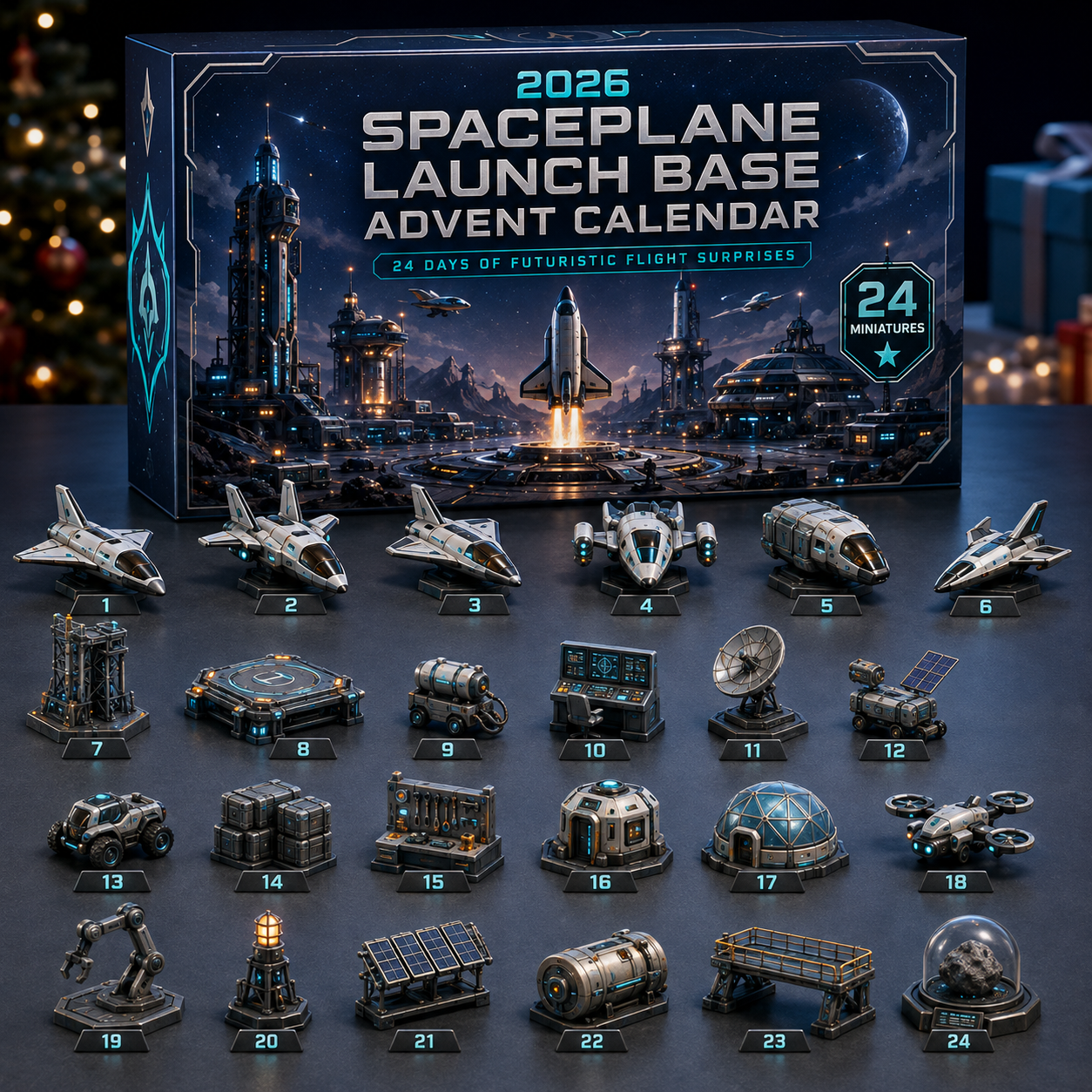 2026 Space Mission Advent Calendar 🚀🛰️ – 24 Days of Miniature Space Adventures