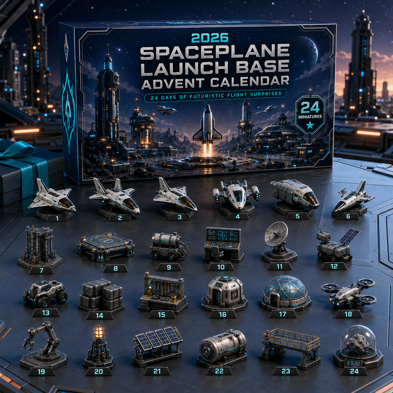 2026 Space Mission Advent Calendar 🚀🛰️ – 24 Days of Miniature Space Adventures