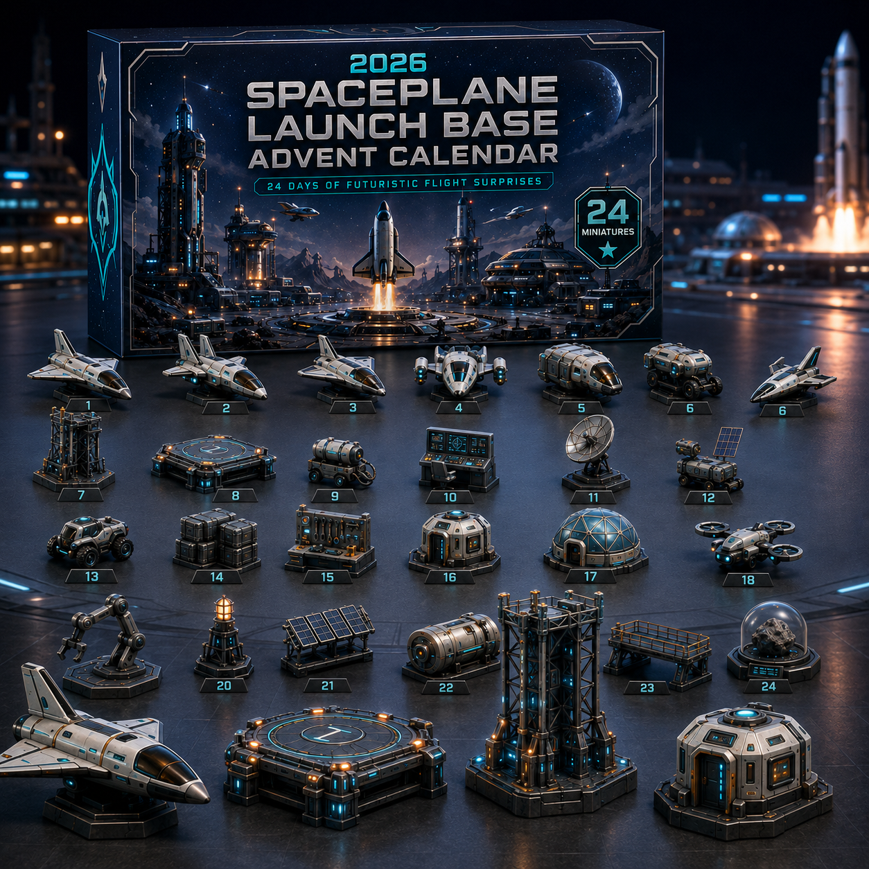 2026 Space Mission Advent Calendar 🚀🛰️ – 24 Days of Miniature Space Adventures