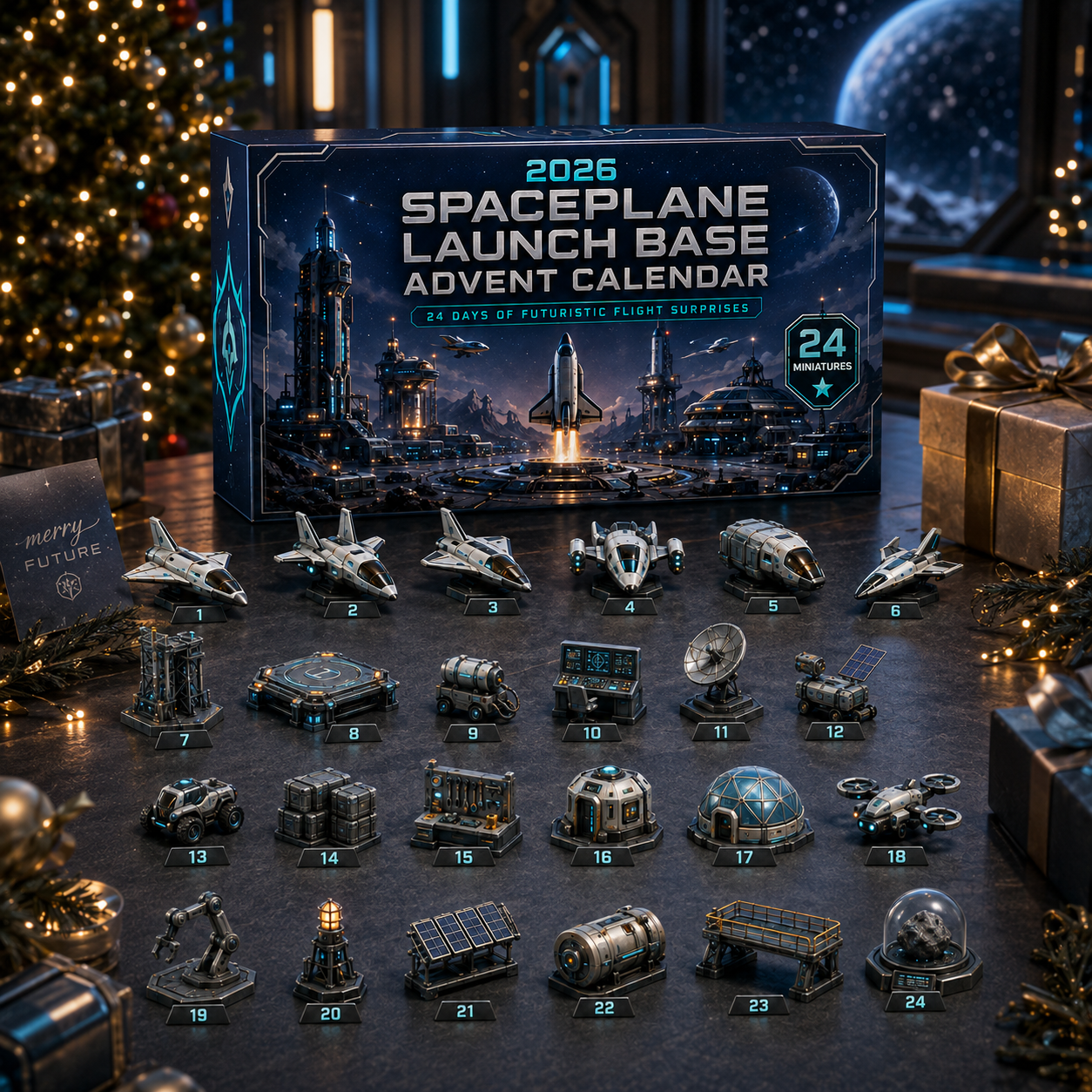 2026 Space Mission Advent Calendar 🚀🛰️ – 24 Days of Miniature Space Adventures